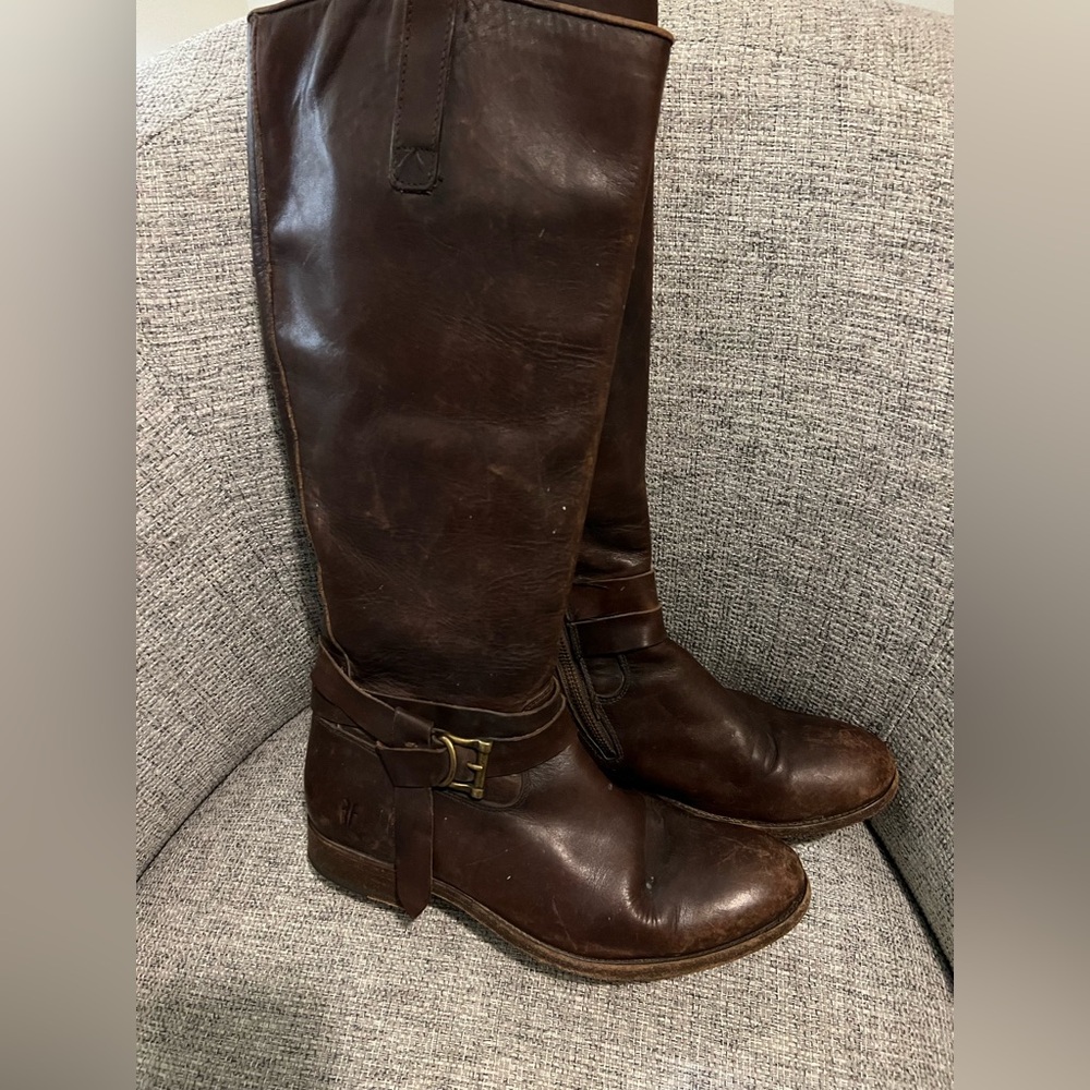 Frye Women’s Boot Size 9.5 Brown Leather